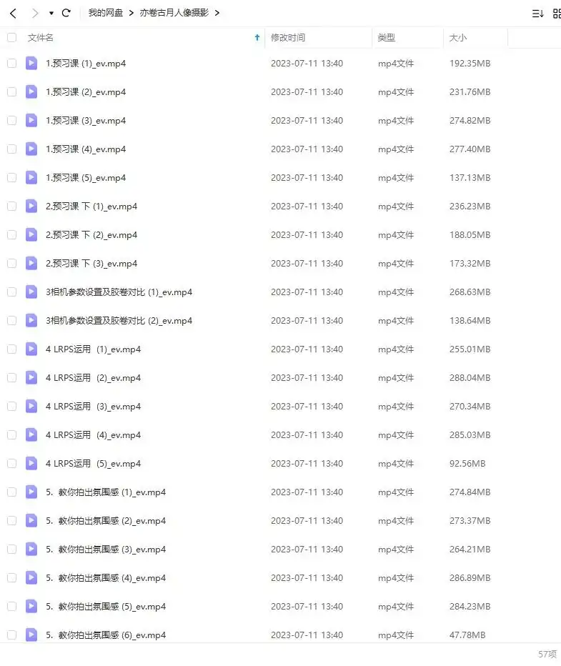 图片[1]-亦卷古月人像摄影课2022年（画质清晰无素材）-造集CREASETS