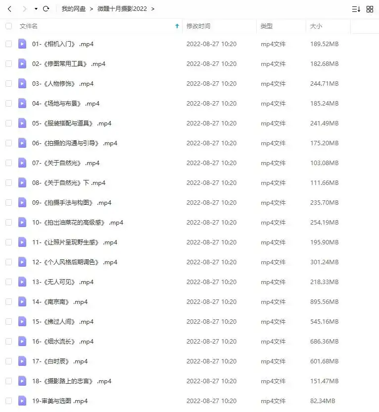 图片[2]-微醺十月摄影基础进阶2022年（画质普通无素材）-造集CREASETS