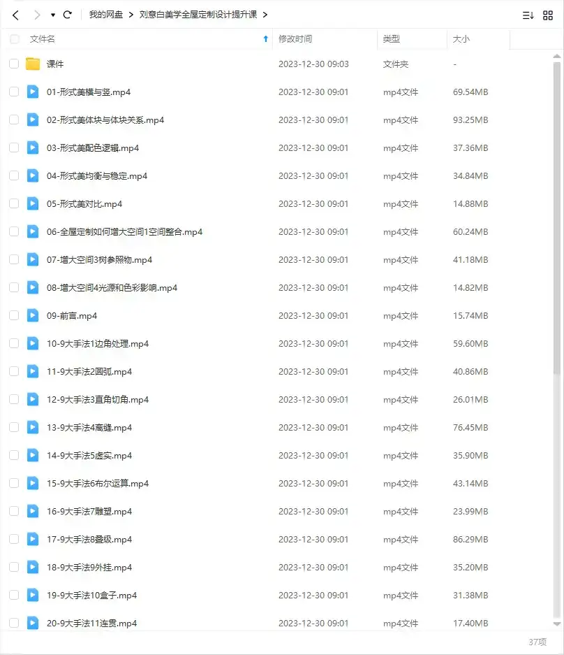图片[3]-刘意白美学全屋定制设计提升课2022年（高清画质带课件）-造集CREASETS