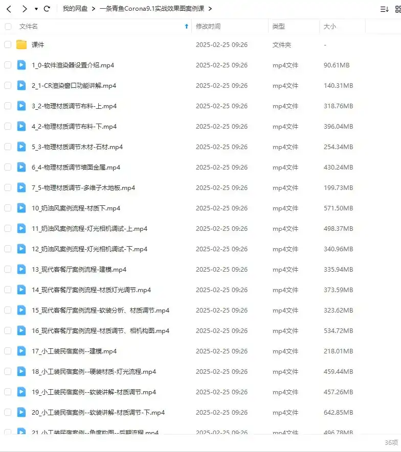 图片[2]-一条青鱼Corona9.1实战效果图案例课2024年结课（高清画质带素材）-造集CREASETS