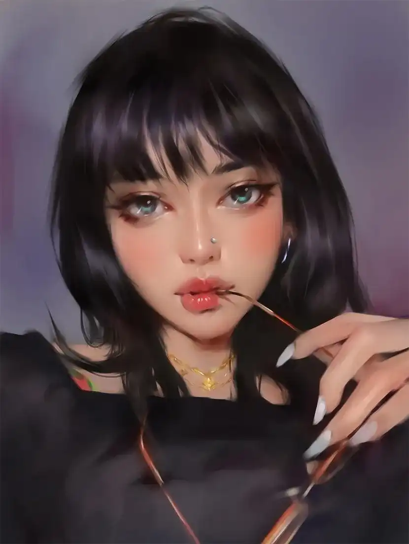 图片[3]-【黑妹】Black sister人物插画第一期完整版2020年9月结课【画质高清带笔刷】-造集CREASETS