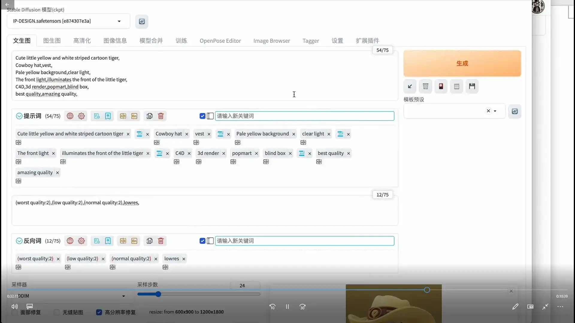 图片[3]-谢安妮SD教程 安装-线稿-上色-二维转三维（高清画质带素材）-造集CREASETS