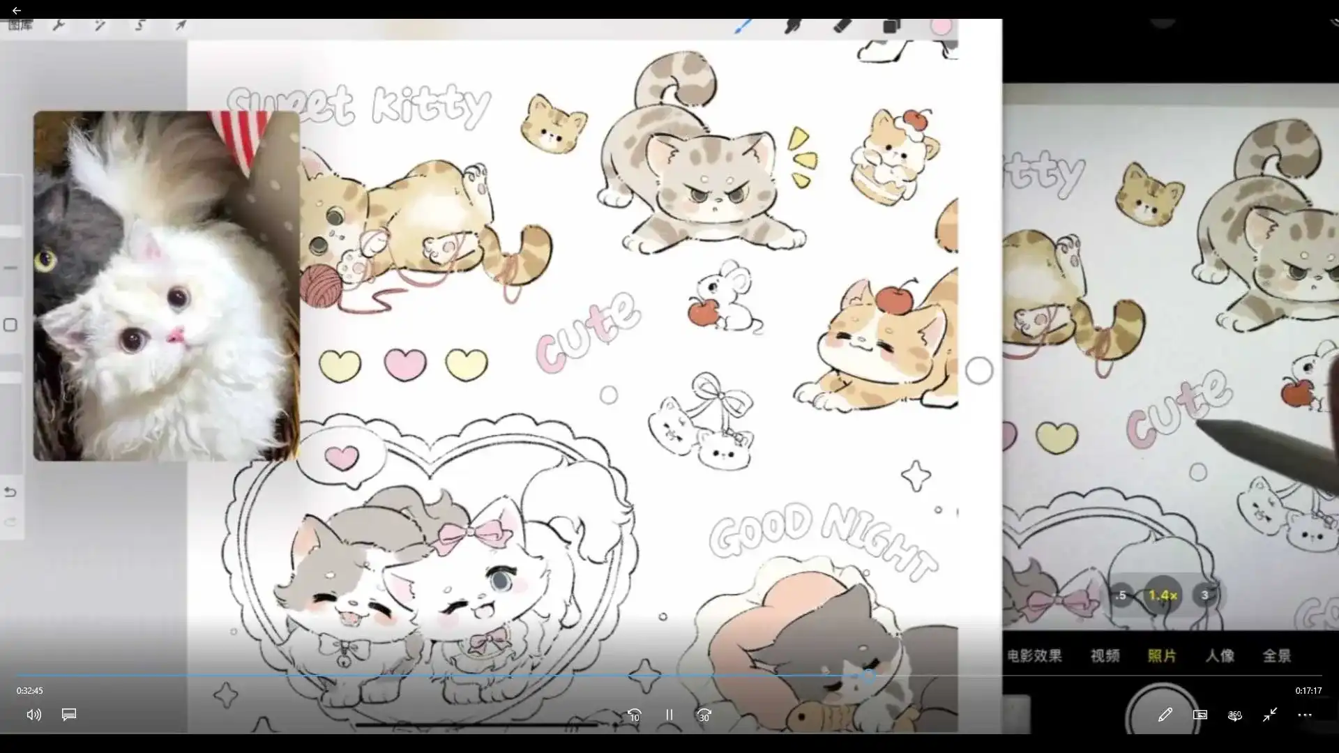 图片[3]-佳儿超萌小动物插画课2025年（画质清晰带笔刷）-造集CREASETS