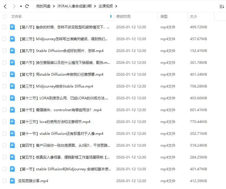 图片[2]-沐沐AI人像合成第3期2024年（高清画质带素材）-造集CREASETS