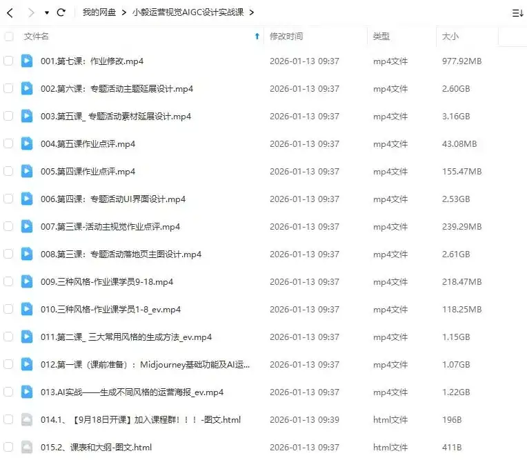 图片[1]-小毅运营视觉AIGC设计实战课（高清画质无素材）-造集CREASETS