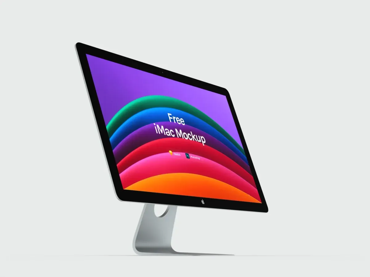 图片[1]-Apple iMac 样机-造集CREASETS