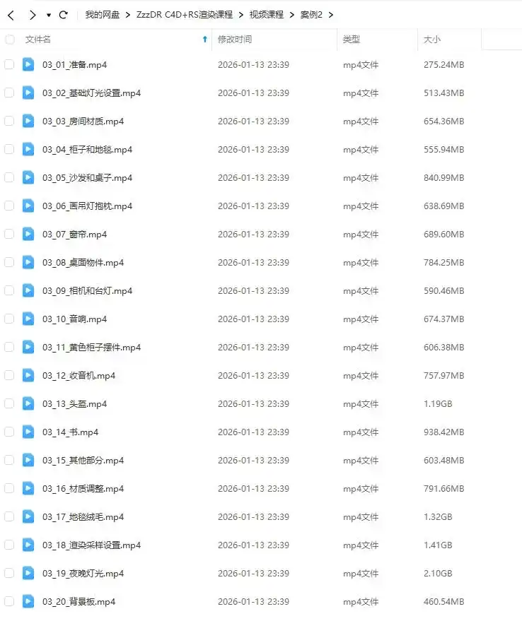 图片[2]-ZzzDR C4D+RS渲染课程2025年（高清画质带素材）-造集CREASETS