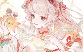 米饭7r清透感少女人像团练第1期2025年11月结课（高清画质带课件笔刷）-造集CREASETS