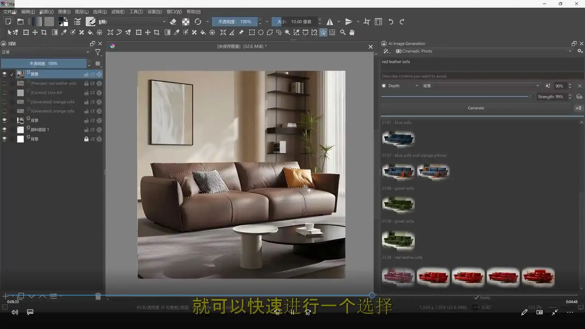图片[4]-杰森室内设计师必修AI课KritaAI教程2024年（高清画质带素材）-造集CREASETS